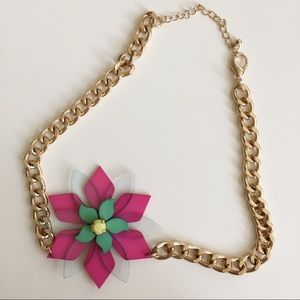 Top shop flower necklace